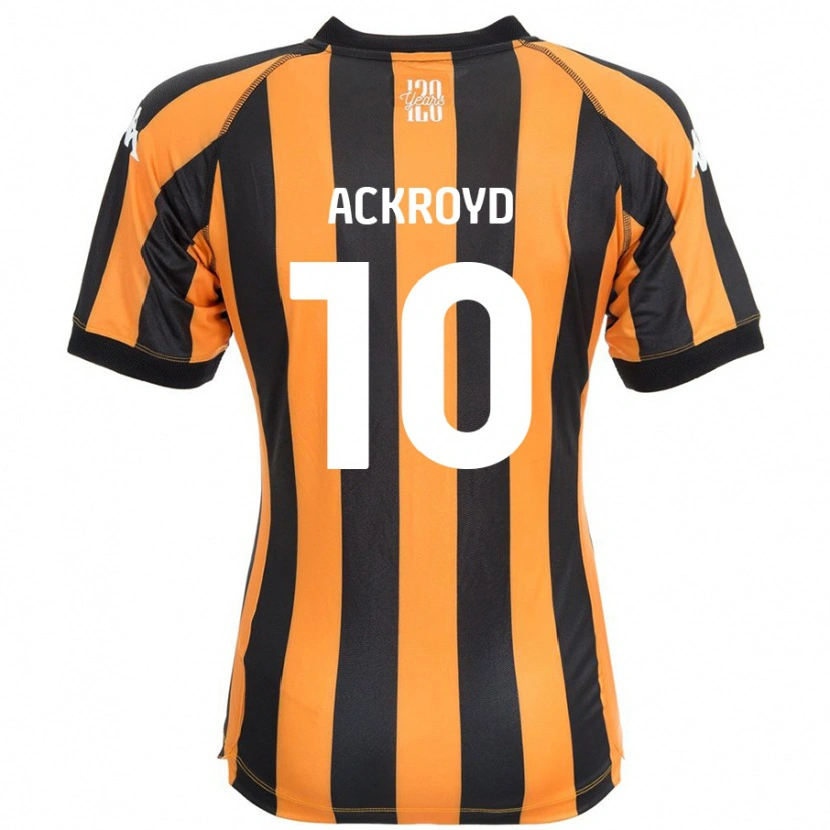 Danxen Män Rachael Ackroyd #10 Svart Bärnsten Hemmatröja Matchtröjor 2024/25 Tröjor T-Tröja