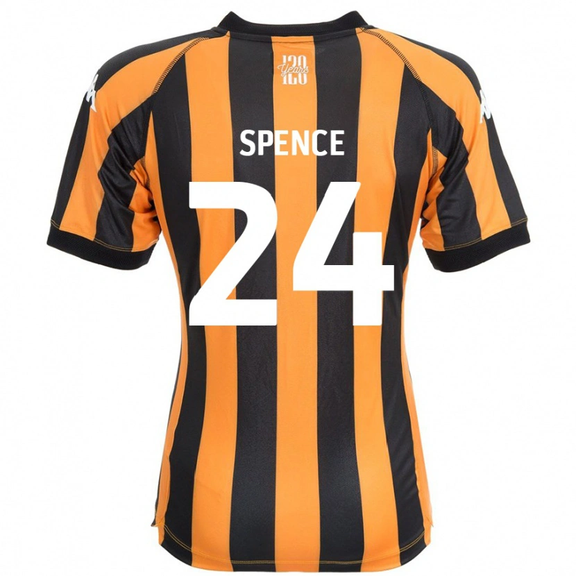 Danxen Män Emily Spence #24 Svart Bärnsten Hemmatröja Matchtröjor 2024/25 Tröjor T-Tröja