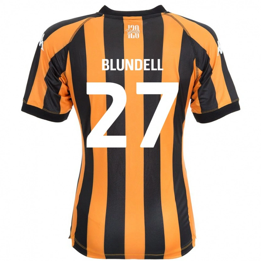 Danxen Män Maddie Blundell #27 Svart Bärnsten Hemmatröja Matchtröjor 2024/25 Tröjor T-Tröja