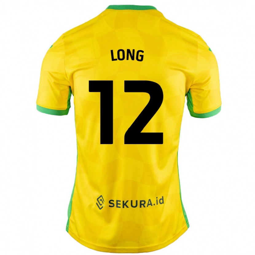 Danxen Män George Long #12 Gul Grön Hemmatröja Matchtröjor 2024/25 Tröjor T-Tröja