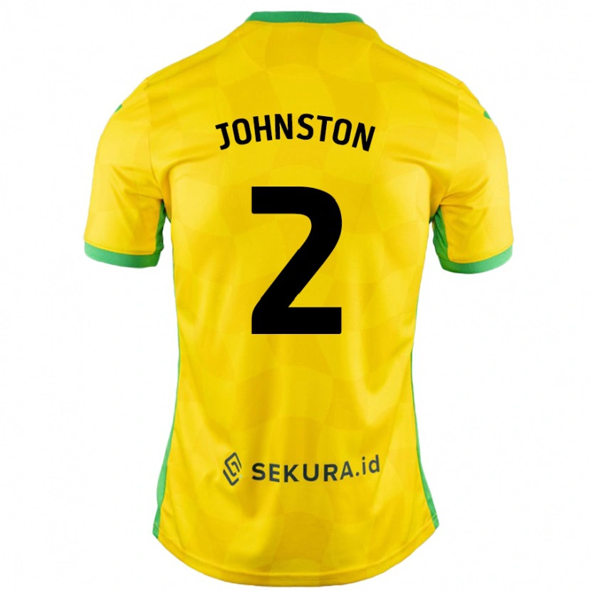 Danxen Män Chardonnay Johnston #2 Gul Grön Hemmatröja Matchtröjor 2024/25 Tröjor T-Tröja