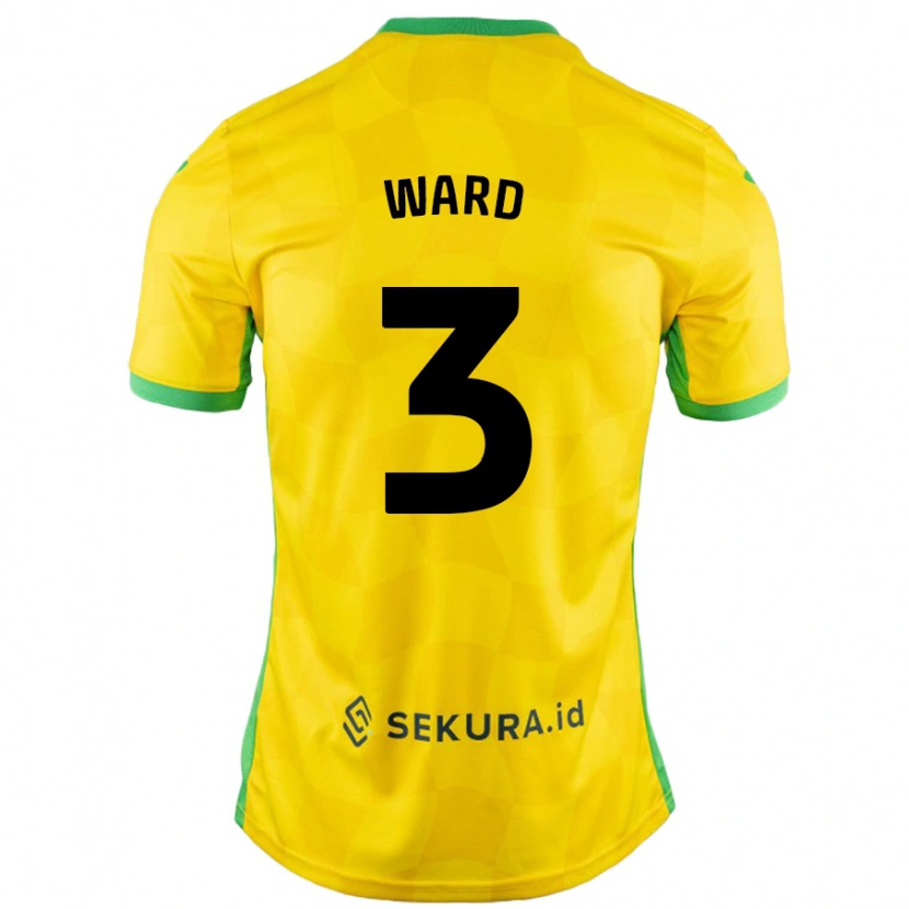 Danxen Män Summer Ward #3 Gul Grön Hemmatröja Matchtröjor 2024/25 Tröjor T-Tröja