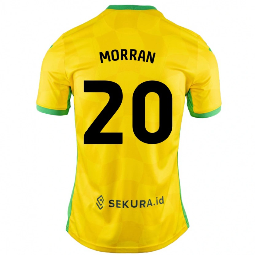Danxen Män Eloise Morran #20 Gul Grön Hemmatröja Matchtröjor 2024/25 Tröjor T-Tröja