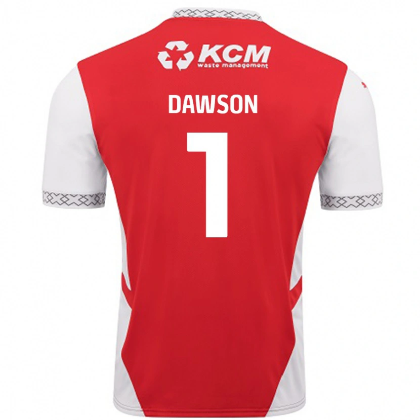 Danxen Män Cameron Dawson #1 Röd Vit Hemmatröja Matchtröjor 2024/25 Tröjor T-Tröja