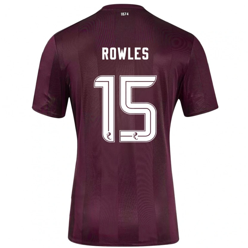 Danxen Män Kye Rowles #15 Bourgogne Hemmatröja Matchtröjor 2024/25 Tröjor T-Tröja
