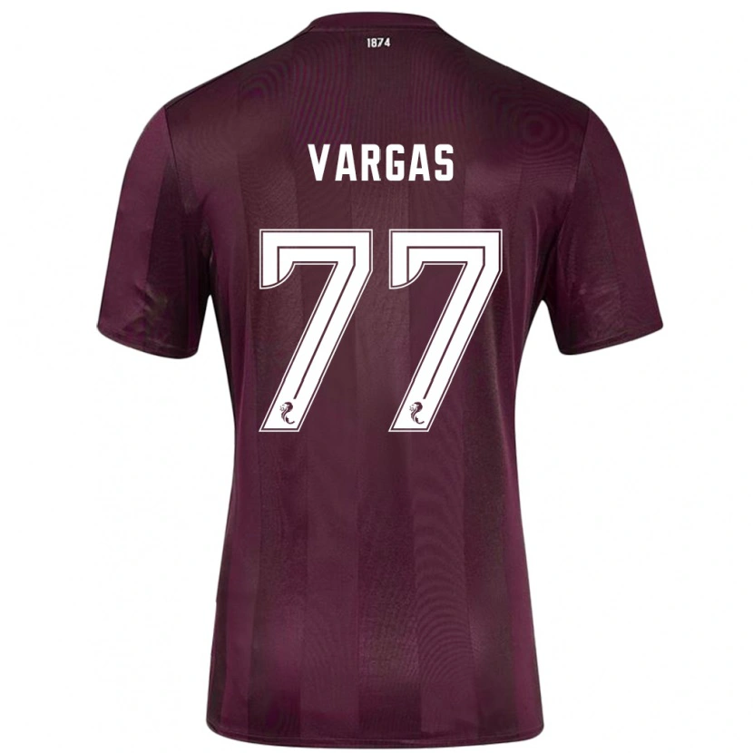 Danxen Män Kenneth Vargas #77 Bourgogne Hemmatröja Matchtröjor 2024/25 Tröjor T-Tröja