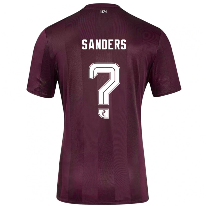 Danxen Män Charlie Sanders #0 Bourgogne Hemmatröja Matchtröjor 2024/25 Tröjor T-Tröja