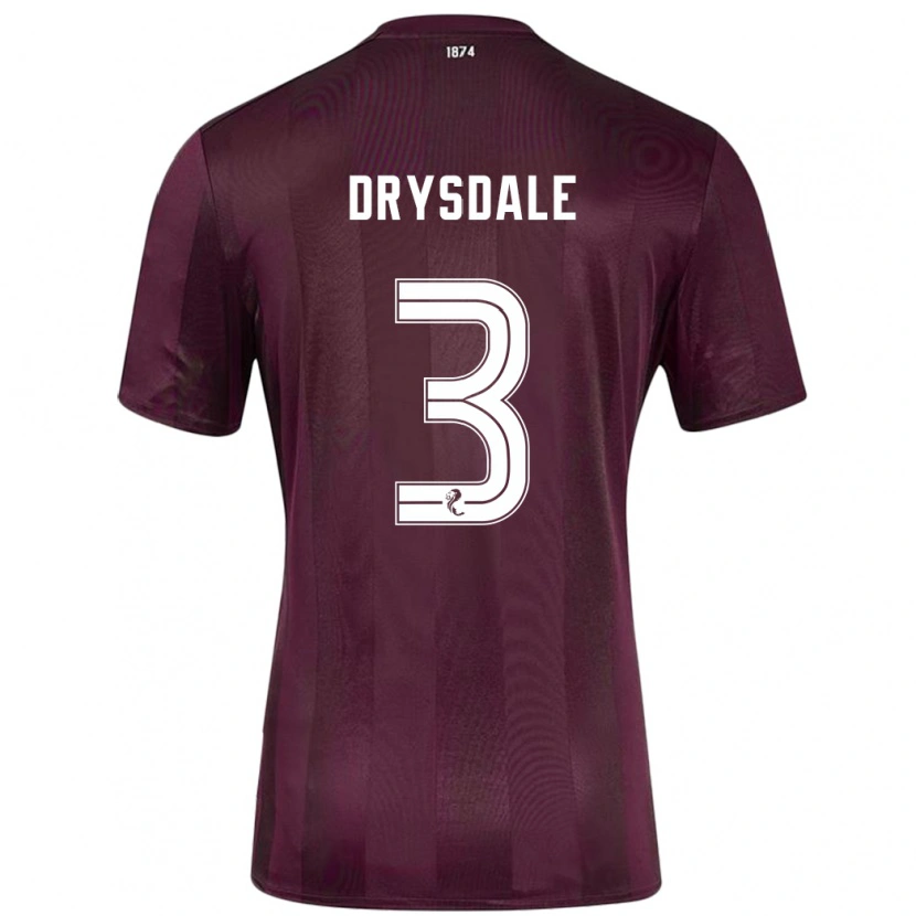 Danxen Män Ethan Drysdale #3 Bourgogne Hemmatröja Matchtröjor 2024/25 Tröjor T-Tröja