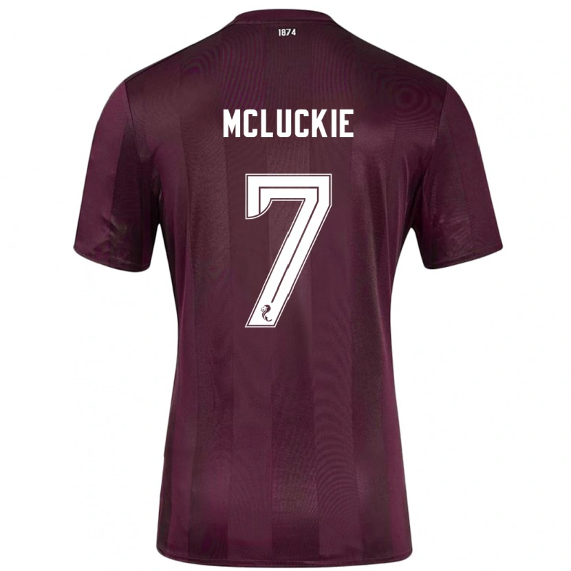 Danxen Män Bobby Mcluckie #7 Bourgogne Hemmatröja Matchtröjor 2024/25 Tröjor T-Tröja