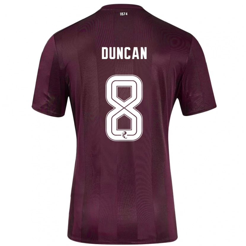 Danxen Män Ryan Duncan #8 Bourgogne Hemmatröja Matchtröjor 2024/25 Tröjor T-Tröja