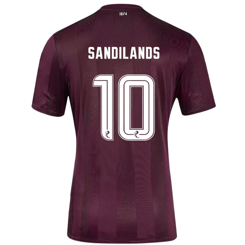 Danxen Män Callum Sandilands #10 Bourgogne Hemmatröja Matchtröjor 2024/25 Tröjor T-Tröja
