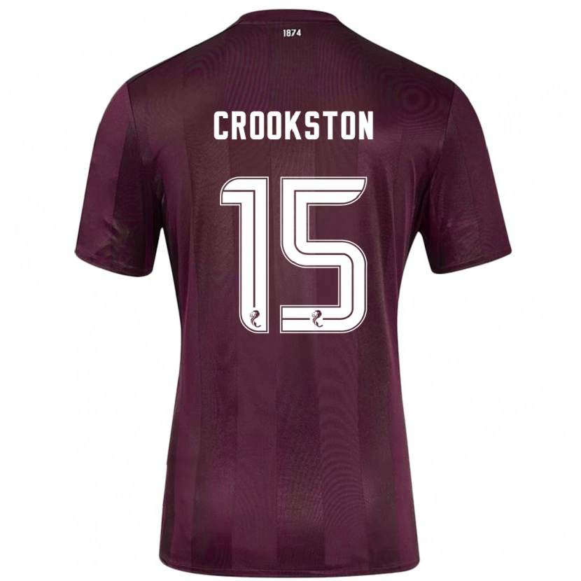 Danxen Män Gregor Crookston #15 Bourgogne Hemmatröja Matchtröjor 2024/25 Tröjor T-Tröja