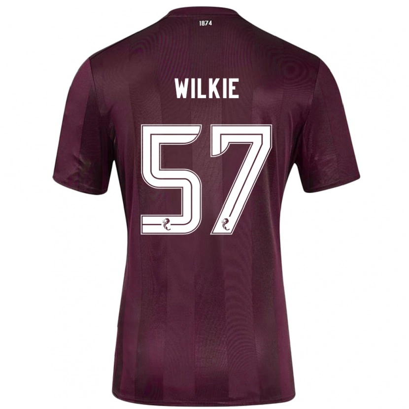 Danxen Män Coupar Wilkie #57 Bourgogne Hemmatröja Matchtröjor 2024/25 Tröjor T-Tröja