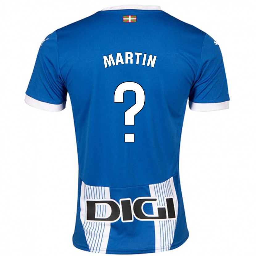 Danxen Män Carlos Martín #0 Blå Hemmatröja Matchtröjor 2024/25 Tröjor T-Tröja