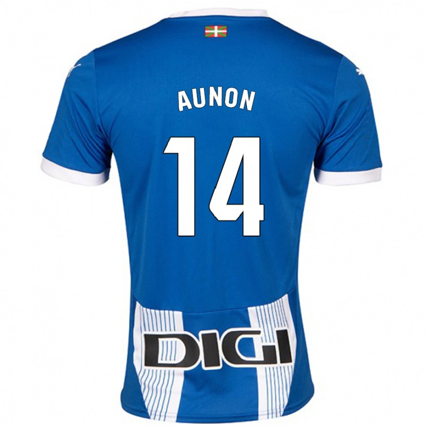 Danxen Män Cristina Auñón #14 Blå Hemmatröja Matchtröjor 2024/25 Tröjor T-Tröja