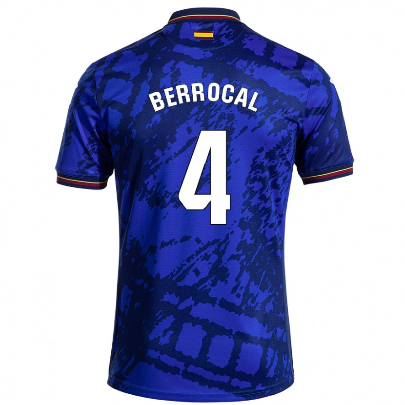 Danxen Män Juan Berrocal #4 Mörkare Blå Hemmatröja Matchtröjor 2024/25 Tröjor T-Tröja