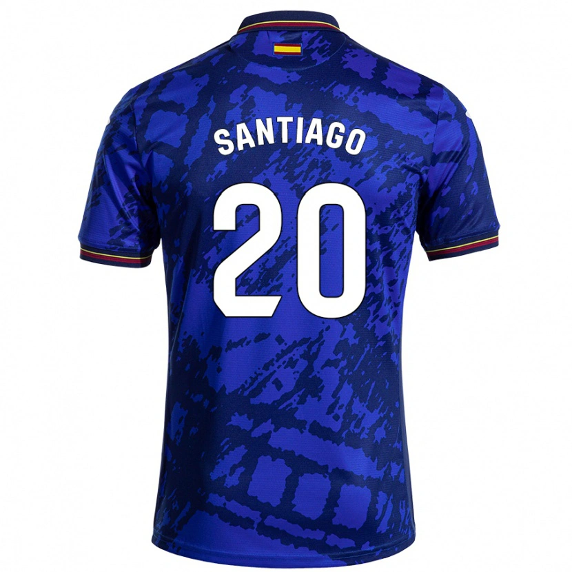 Danxen Män Yellu Santiago #20 Mörkare Blå Hemmatröja Matchtröjor 2024/25 Tröjor T-Tröja
