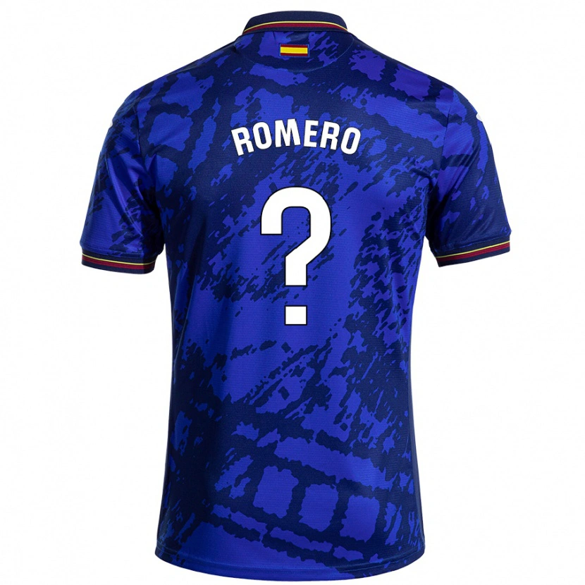 Danxen Män Alfonso Romero #0 Mörkare Blå Hemmatröja Matchtröjor 2024/25 Tröjor T-Tröja
