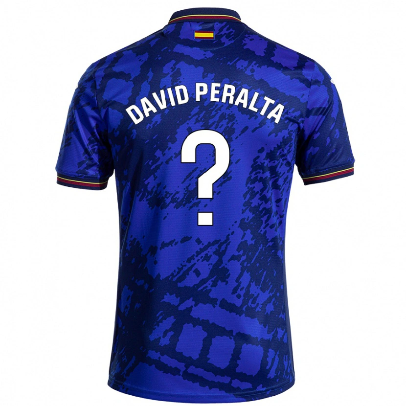 Danxen Män Juan David Peralta #0 Mörkare Blå Hemmatröja Matchtröjor 2024/25 Tröjor T-Tröja