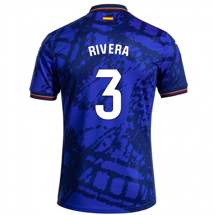 Danxen Män Gorka Rivera #3 Mörkare Blå Hemmatröja Matchtröjor 2024/25 Tröjor T-Tröja