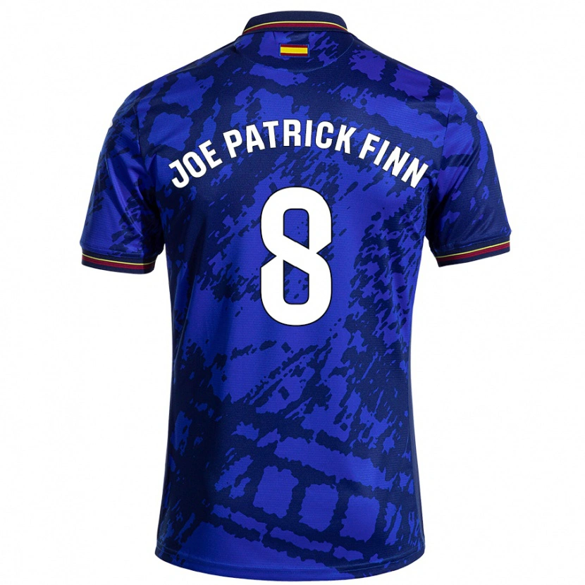 Danxen Män John Joe Patrick Finn #8 Mörkare Blå Hemmatröja Matchtröjor 2024/25 Tröjor T-Tröja