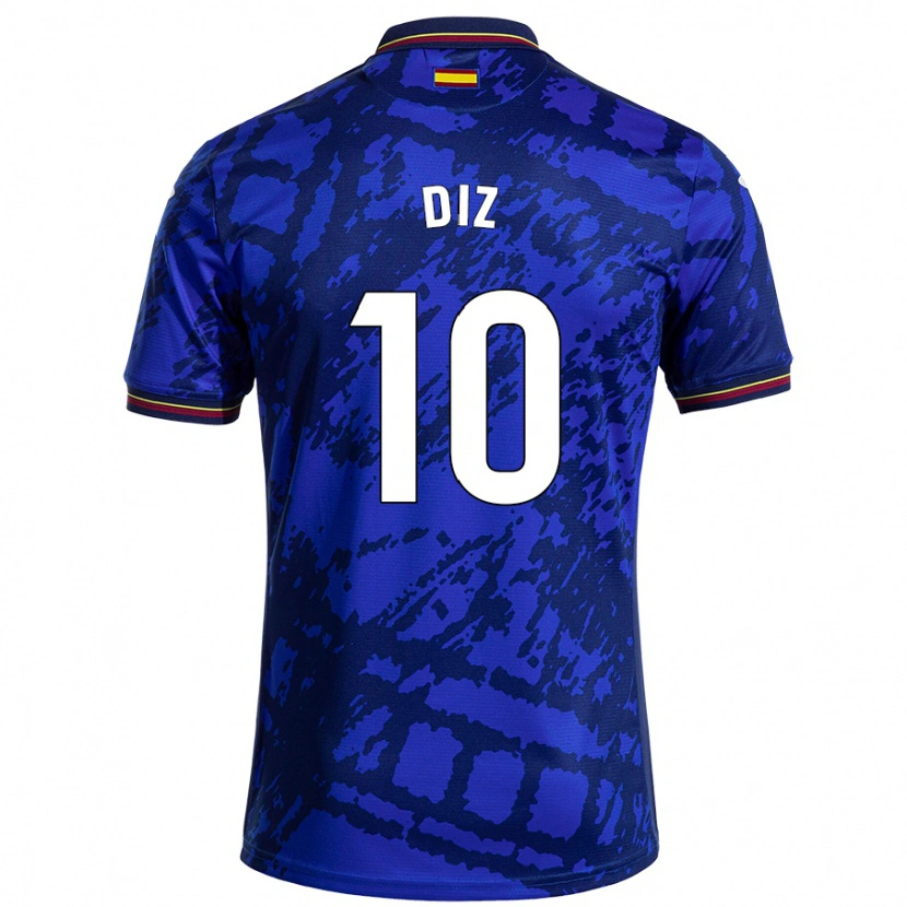 Danxen Män Rafa Diz #10 Mörkare Blå Hemmatröja Matchtröjor 2024/25 Tröjor T-Tröja