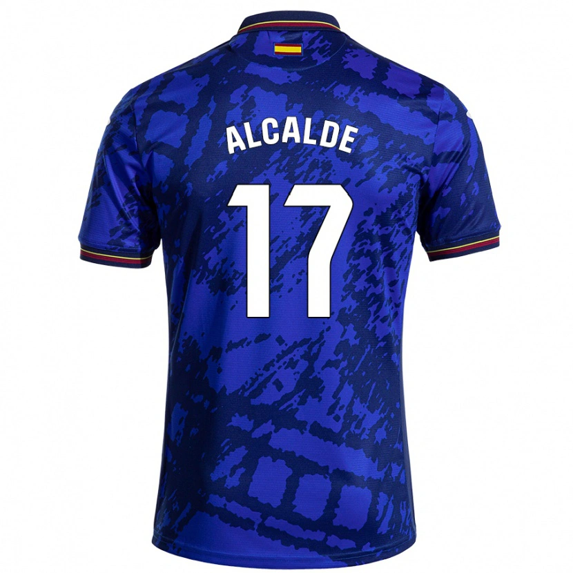 Danxen Män Jacobo Alcalde #17 Mörkare Blå Hemmatröja Matchtröjor 2024/25 Tröjor T-Tröja