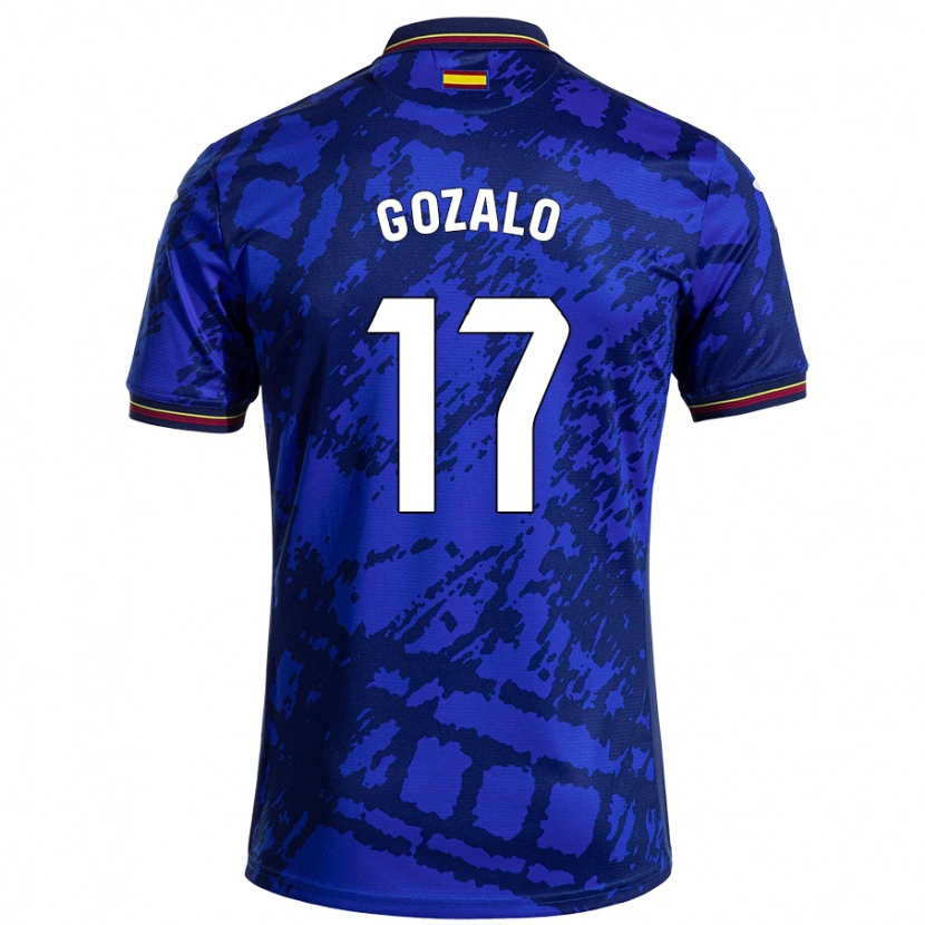 Danxen Män Marcos Gozalo #17 Mörkare Blå Hemmatröja Matchtröjor 2024/25 Tröjor T-Tröja