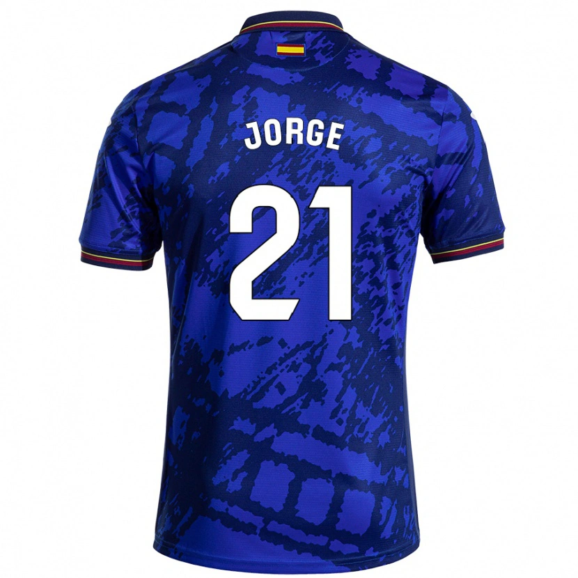 Danxen Män Jeremy Jorge #21 Mörkare Blå Hemmatröja Matchtröjor 2024/25 Tröjor T-Tröja