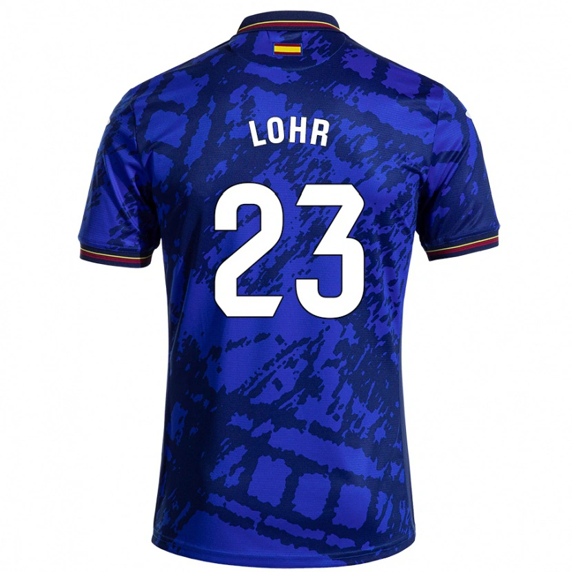 Danxen Män Luca Lohr #23 Mörkare Blå Hemmatröja Matchtröjor 2024/25 Tröjor T-Tröja