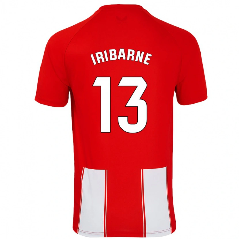 Danxen Män Bruno Iribarne #13 Röd Vit Hemmatröja Matchtröjor 2024/25 Tröjor T-Tröja