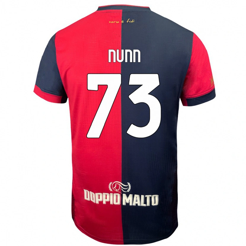 Danxen Män Jack Nunn #73 Röd Mörkare Blå Hemmatröja Matchtröjor 2024/25 Tröjor T-Tröja
