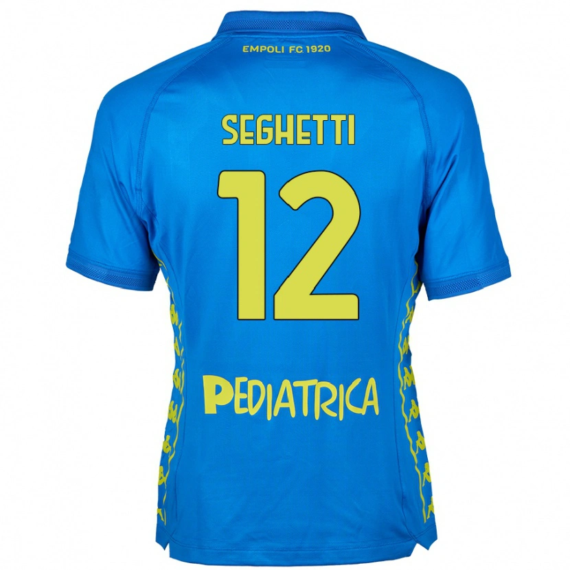 Danxen Män Jacopo Seghetti #12 Blå Hemmatröja Matchtröjor 2024/25 Tröjor T-Tröja