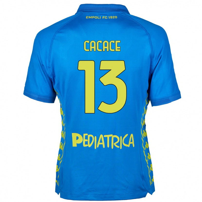 Danxen Män Liberato Cacace #13 Blå Hemmatröja Matchtröjor 2024/25 Tröjor T-Tröja