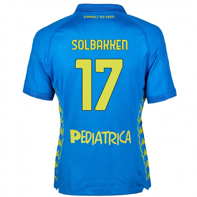 Danxen Män Ola Solbakken #17 Blå Hemmatröja Matchtröjor 2024/25 Tröjor T-Tröja