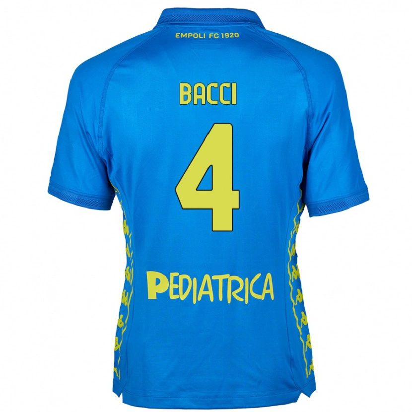 Danxen Män Jacopo Bacci #4 Blå Hemmatröja Matchtröjor 2024/25 Tröjor T-Tröja