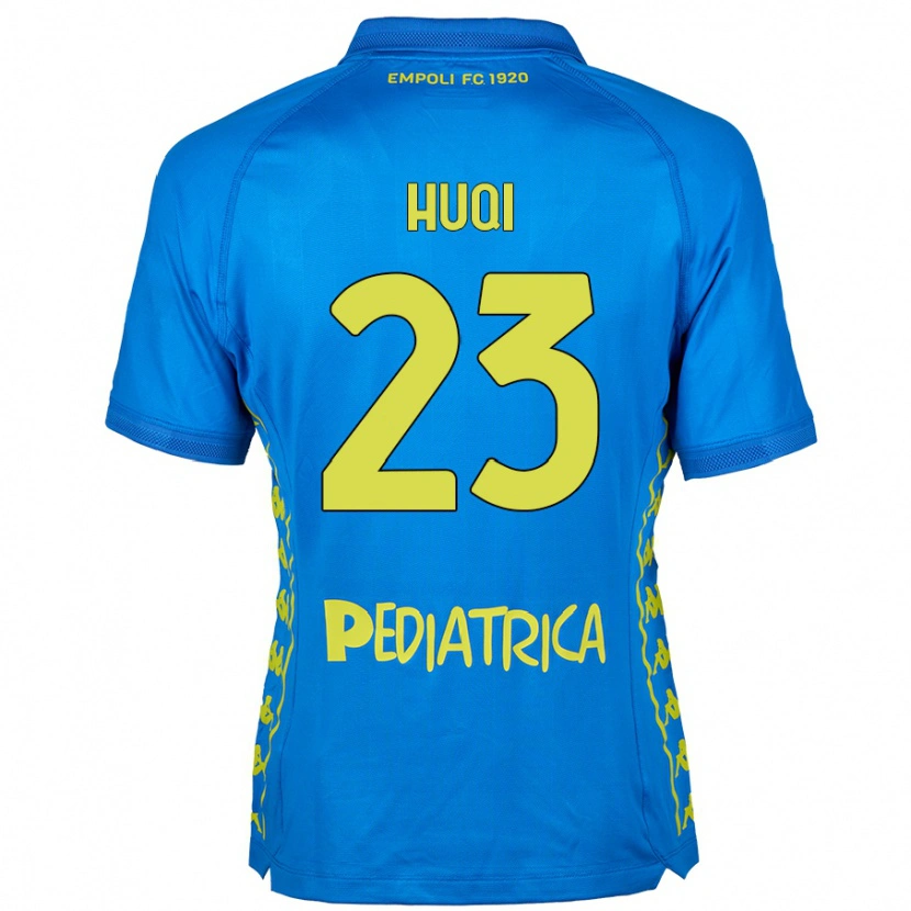 Danxen Män Mattia Huqi #23 Blå Hemmatröja Matchtröjor 2024/25 Tröjor T-Tröja