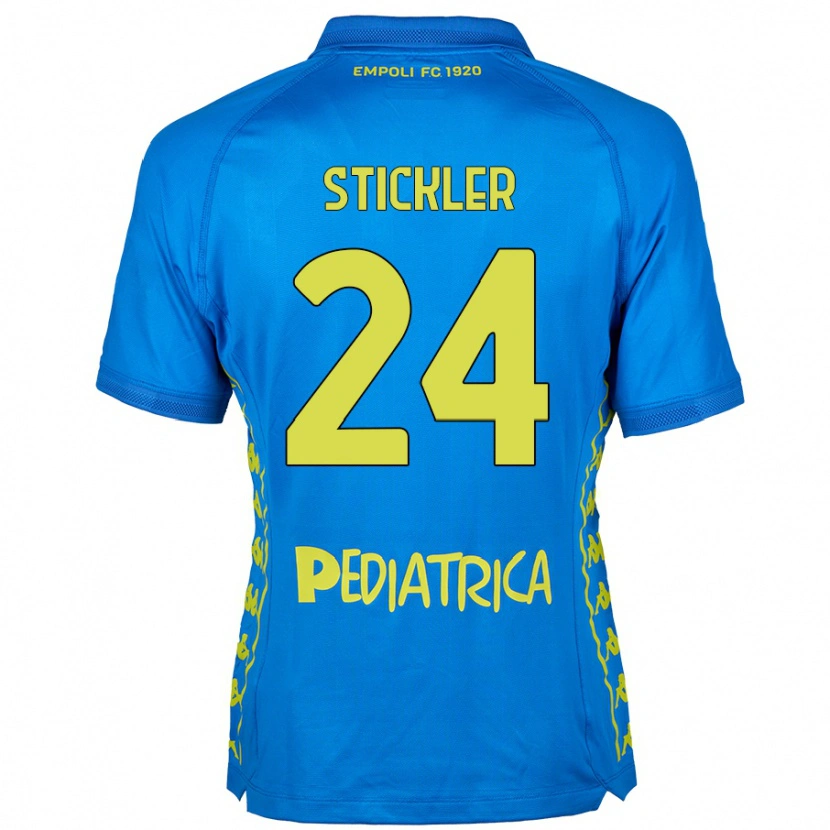 Danxen Män Mateo Stickler #24 Blå Hemmatröja Matchtröjor 2024/25 Tröjor T-Tröja