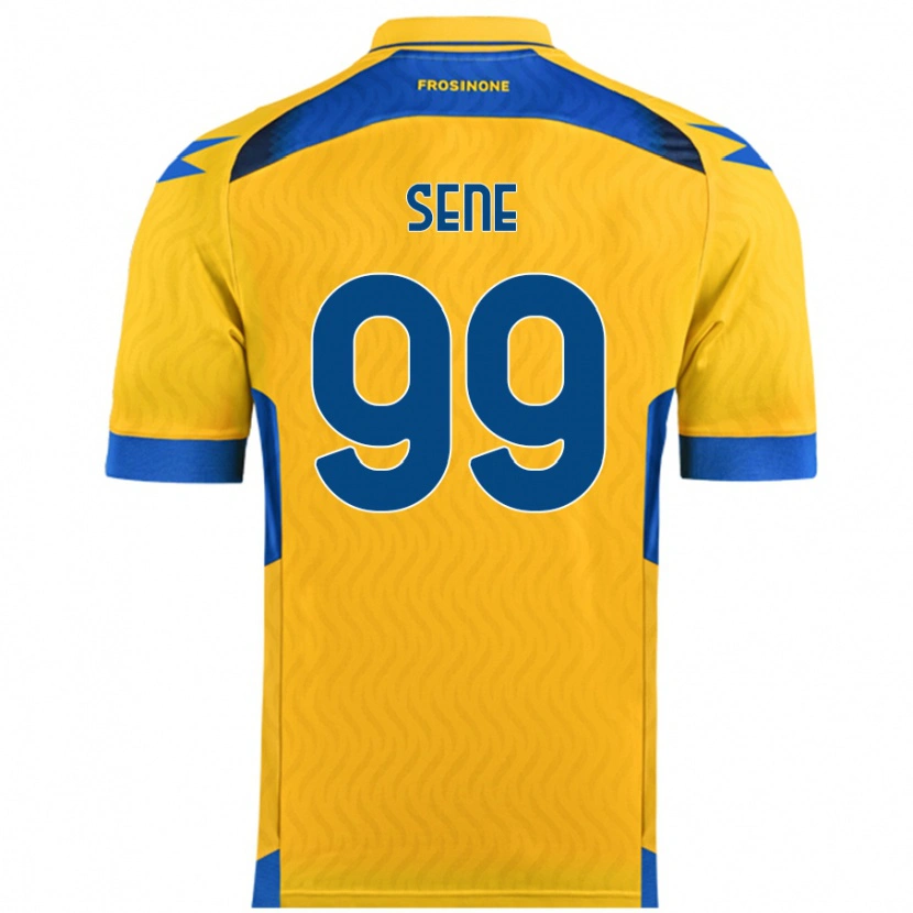 Danxen Män Fallou Sene #99 Gul Hemmatröja Matchtröjor 2024/25 Tröjor T-Tröja