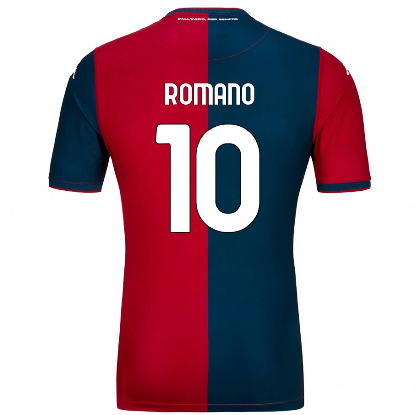 Danxen Män Marco Romano #10 Röd Mörkblå Hemmatröja Matchtröjor 2024/25 Tröjor T-Tröja