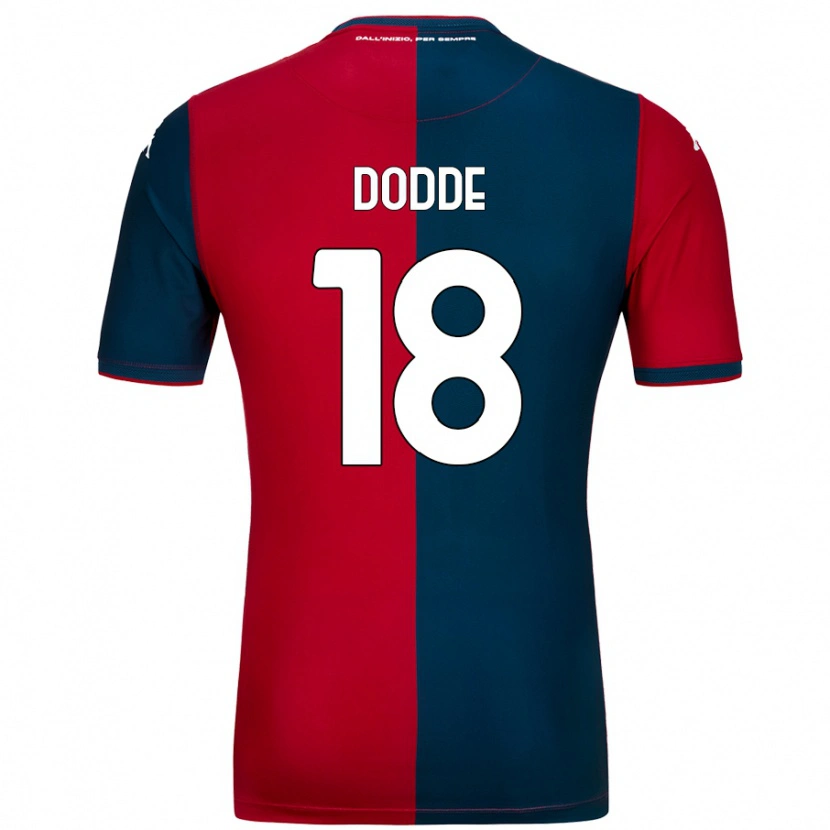 Danxen Män Filippo Dodde #18 Röd Mörkblå Hemmatröja Matchtröjor 2024/25 Tröjor T-Tröja