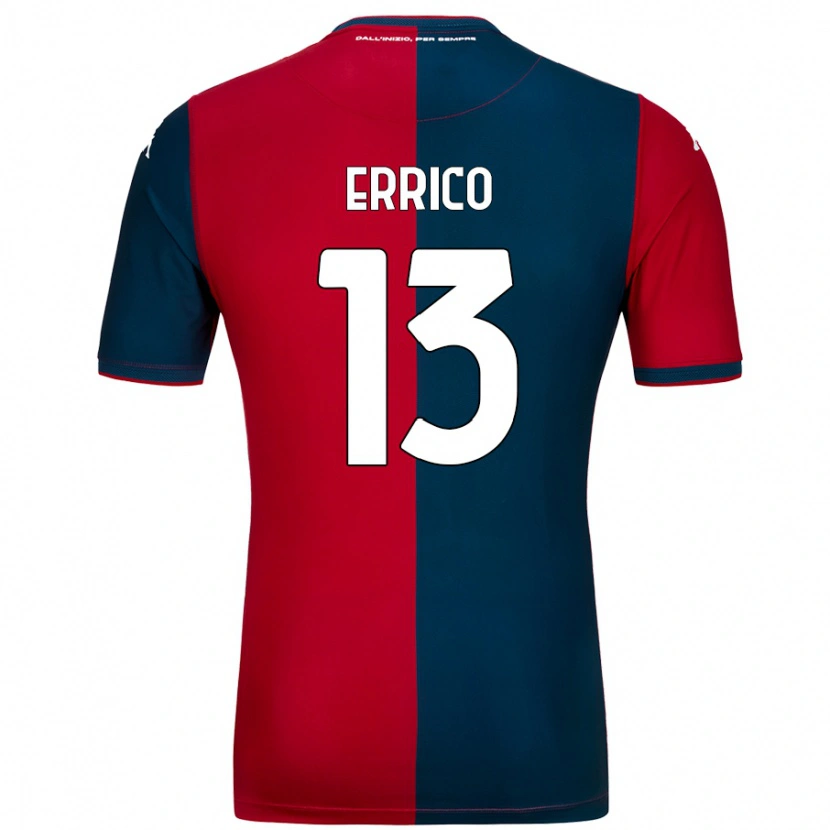 Danxen Män Emma Errico #13 Röd Mörkblå Hemmatröja Matchtröjor 2024/25 Tröjor T-Tröja