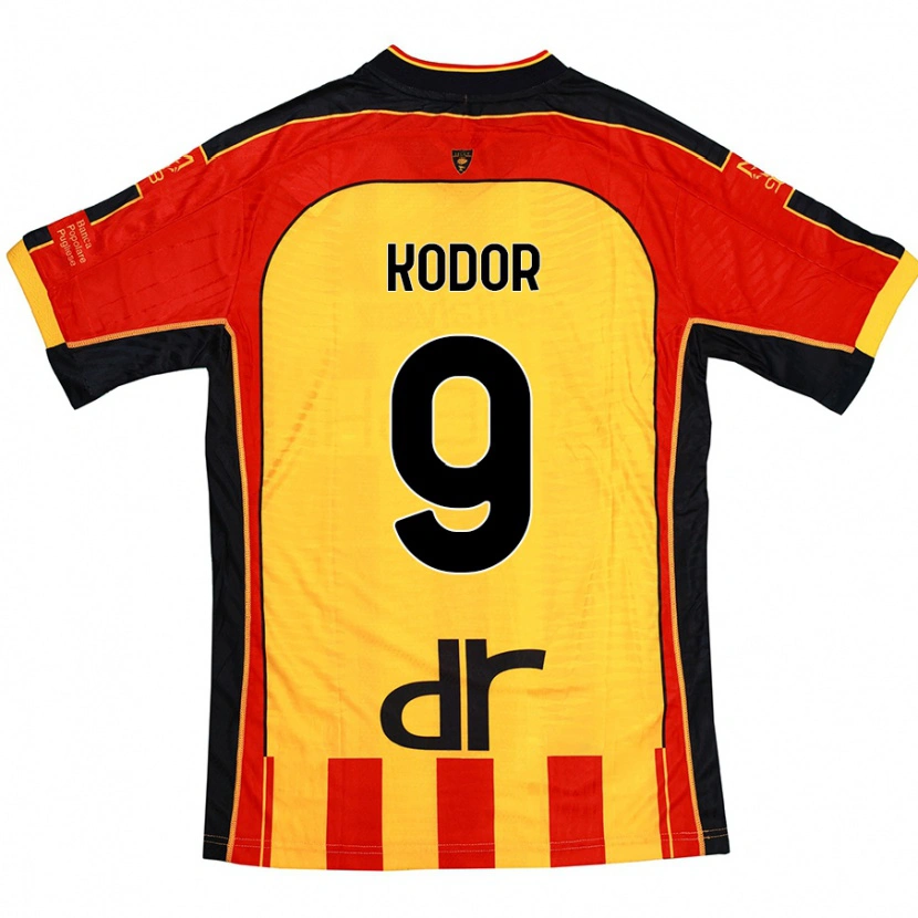 Danxen Män Jason Kodor #9 Gul Röd Hemmatröja Matchtröjor 2024/25 Tröjor T-Tröja