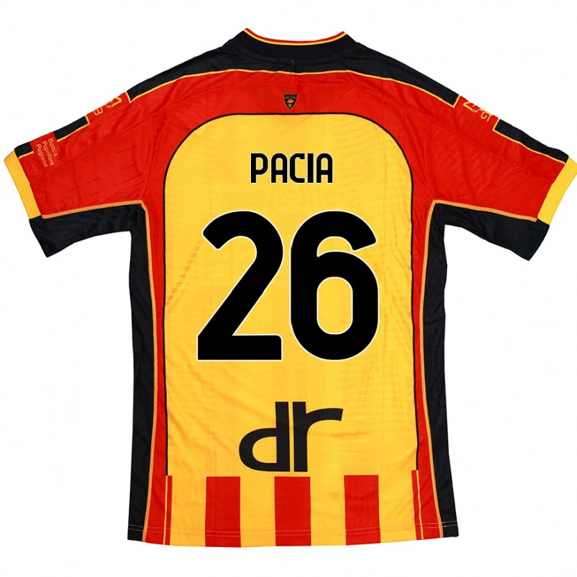 Danxen Män Fabiano Pacia #26 Gul Röd Hemmatröja Matchtröjor 2024/25 Tröjor T-Tröja