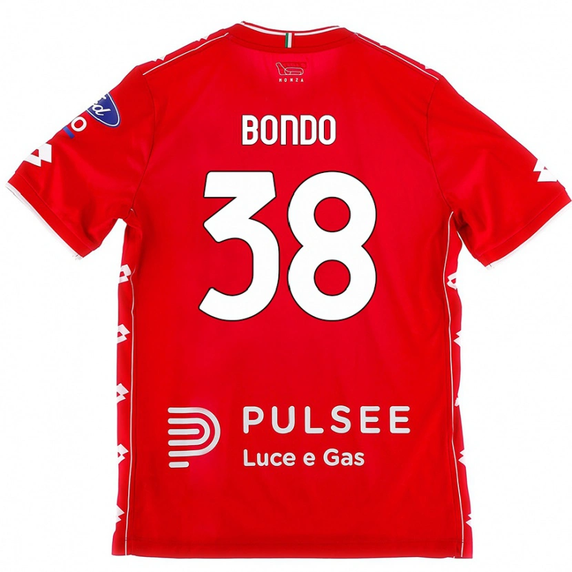 Danxen Män Warren Bondo #38 Röd Vit Hemmatröja Matchtröjor 2024/25 Tröjor T-Tröja