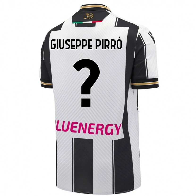Danxen Män Marco Giuseppe Pirrò #0 Vit Svart Hemmatröja Matchtröjor 2024/25 Tröjor T-Tröja
