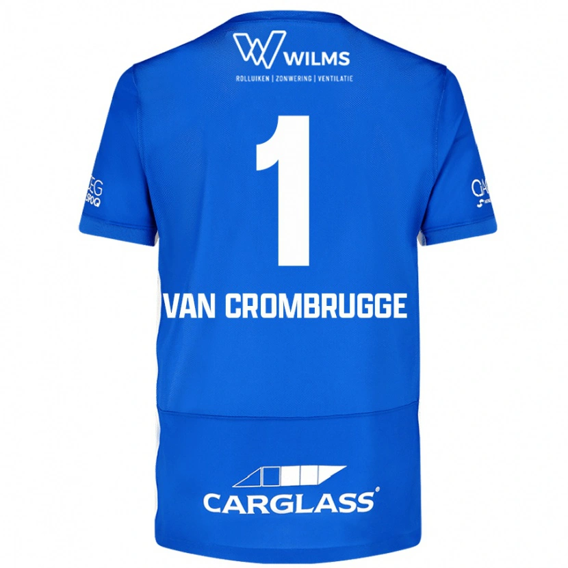 Danxen Män Hendrik Van Crombrugge #1 Blå Hemmatröja Matchtröjor 2024/25 Tröjor T-Tröja