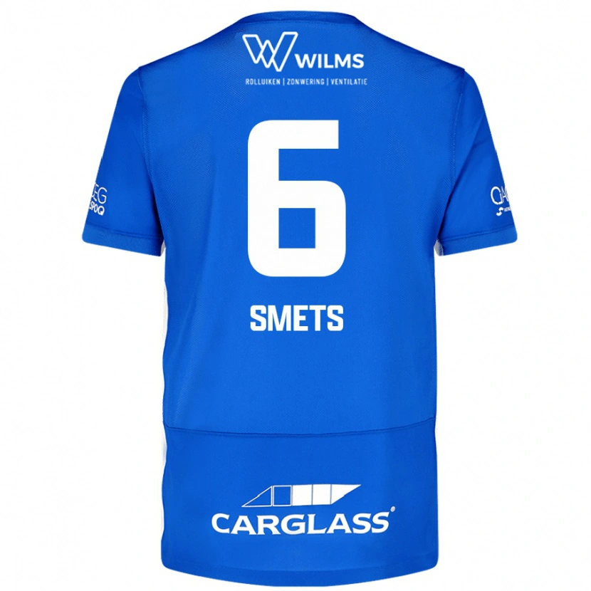 Danxen Män Matte Smets #6 Blå Hemmatröja Matchtröjor 2024/25 Tröjor T-Tröja