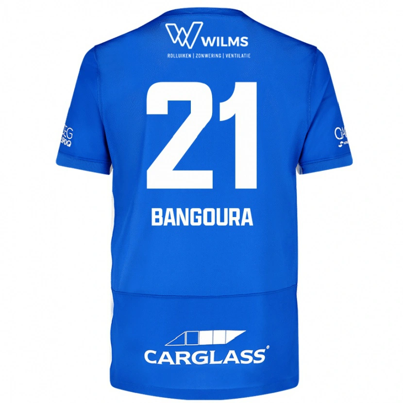 Danxen Män Ibrahima Sory Bangoura #21 Blå Hemmatröja Matchtröjor 2024/25 Tröjor T-Tröja