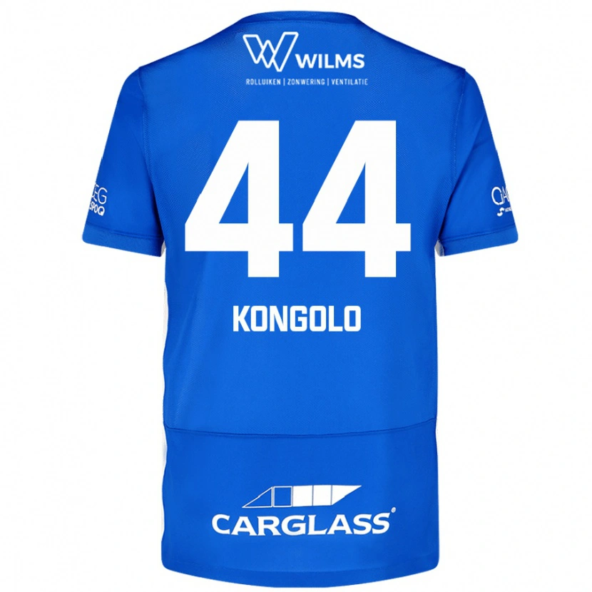Danxen Män Josue Kongolo #44 Blå Hemmatröja Matchtröjor 2024/25 Tröjor T-Tröja